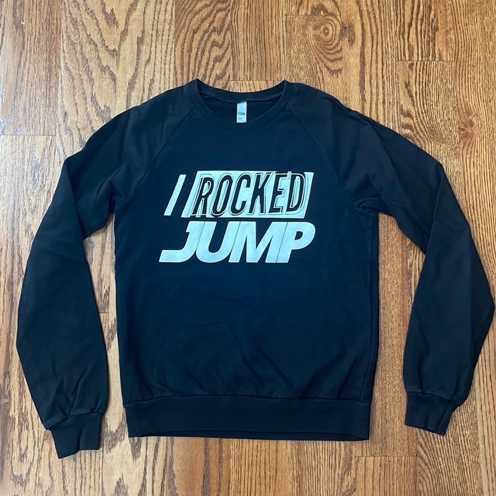 Jump Dance Competition, Fleece crewneck, great condition, (size: adult xs)